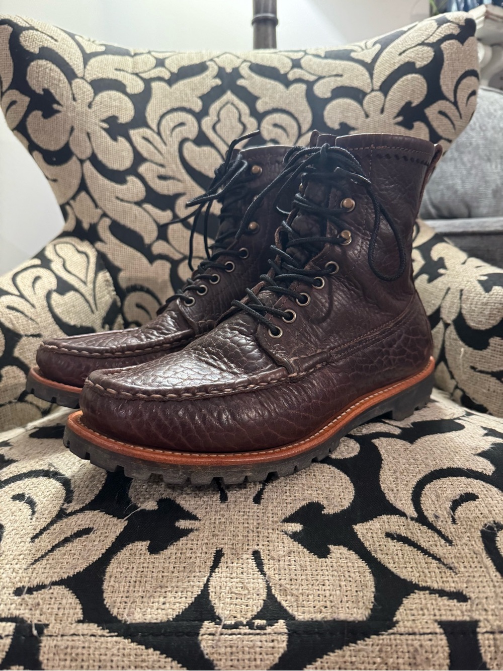 Men’s Russell Moccasin Backcountry boots Chocolate Bison